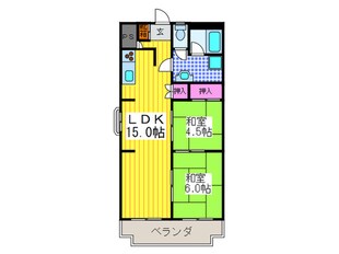 プラチナム石切の物件間取画像